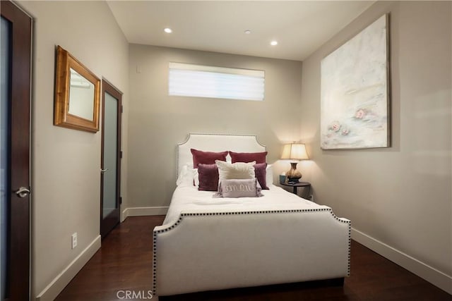 23640 Aster Trl, Calabasas, CA 91302 - bedroom featuring dark wood finished floors and recessed lighting