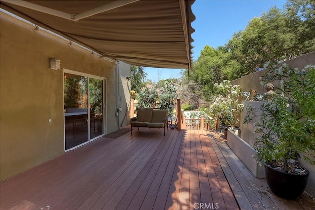 23640 Aster Trl, Calabasas, CA 91302 - view of wooden terrace
