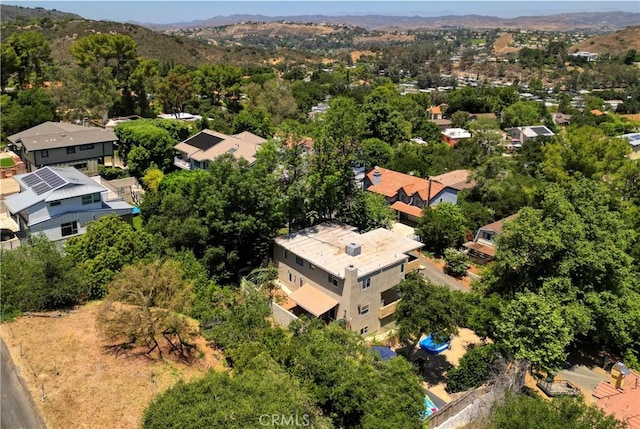 23640 Aster Trl, Calabasas, CA 91302 - aerial perspective of suburban area featuring a mountain backdrop