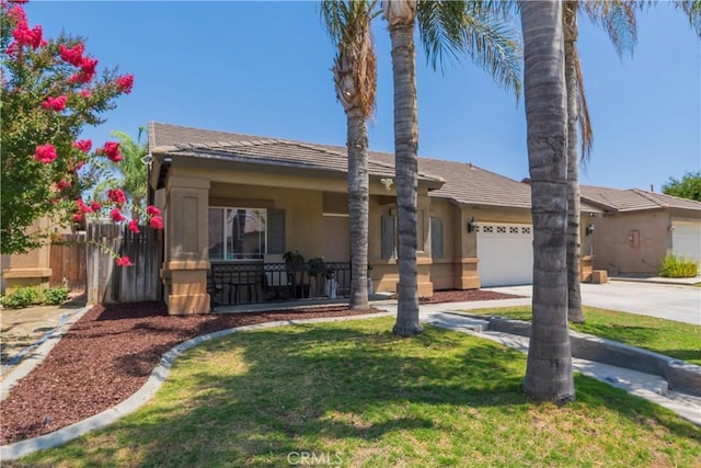 10606 Anacostia Way, Bakersfield, CA 93311 - ranch-style house with an attached garage, concrete driveway, and stucco siding