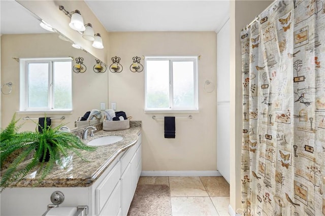 1206 E Vine Ave, West Covina, CA 91790 - full bath with vanity and baseboards