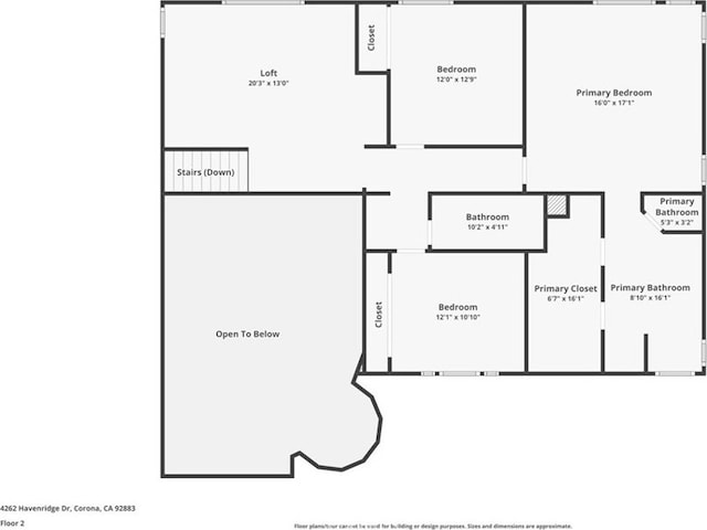 4262 Havenridge, Corona, CA 92883 - view of property floor plan