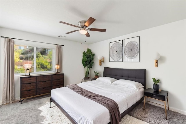 4262 Havenridge, Corona, CA 92883 - carpeted bedroom featuring a ceiling fan and baseboards