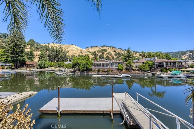 7762 Cora Dr, Lucerne, CA 95458 - dock with a water and mountain view