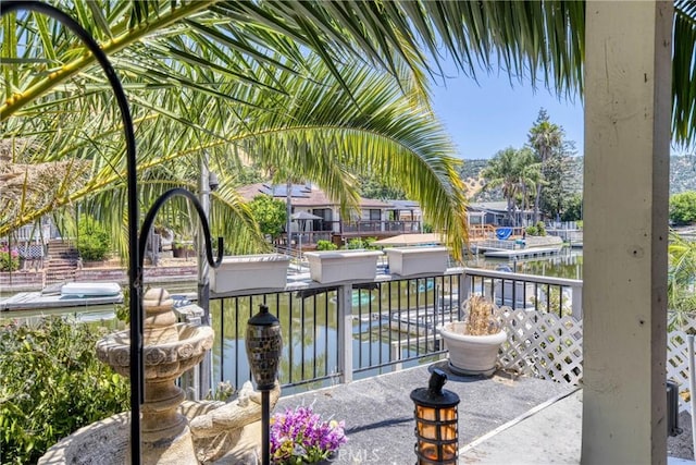 7762 Cora Dr, Lucerne, CA 95458 - balcony featuring a water view