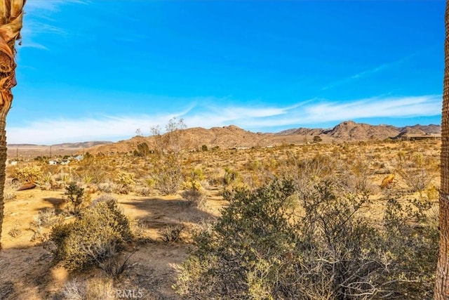 7423 Juniper Rd, Joshua Tree, CA 92252 - view of mountain backdrop with a desert landscape and rural landscape