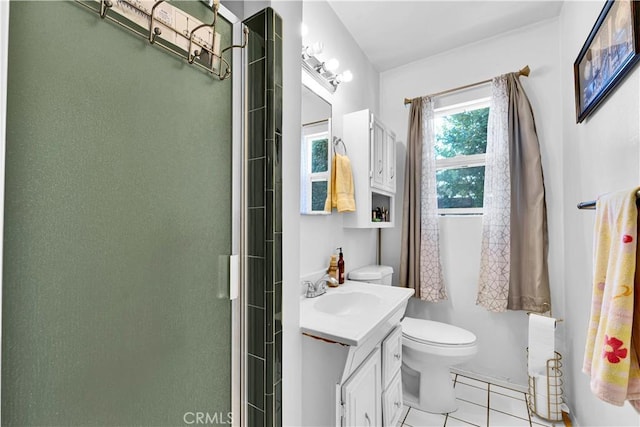 19140 Enadia, Reseda, CA 91335 - full bath featuring vanity, tile patterned floors, and an enclosed shower