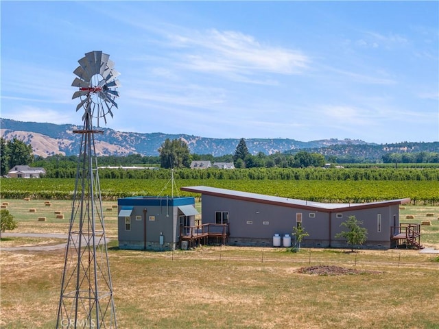3155 Soda Bay Rd, Lakeport, CA 95453 - view of mountain background featuring rural landscape and farmland