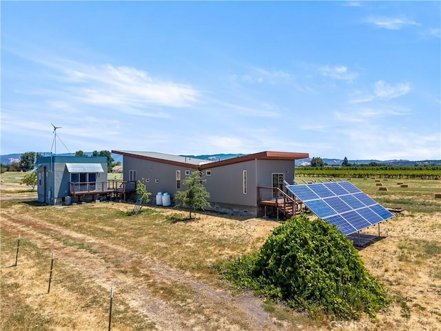 3155 Soda Bay Rd, Lakeport, CA 95453 - view of side of home featuring solar panels