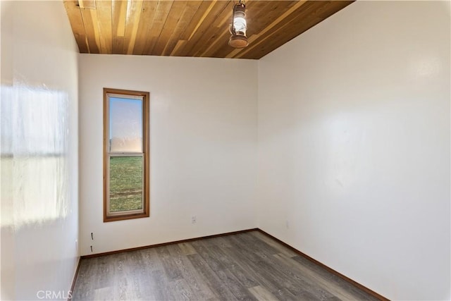 3155 Soda Bay Rd, Lakeport, CA 95453 - spare room featuring wood finished floors and wooden ceiling