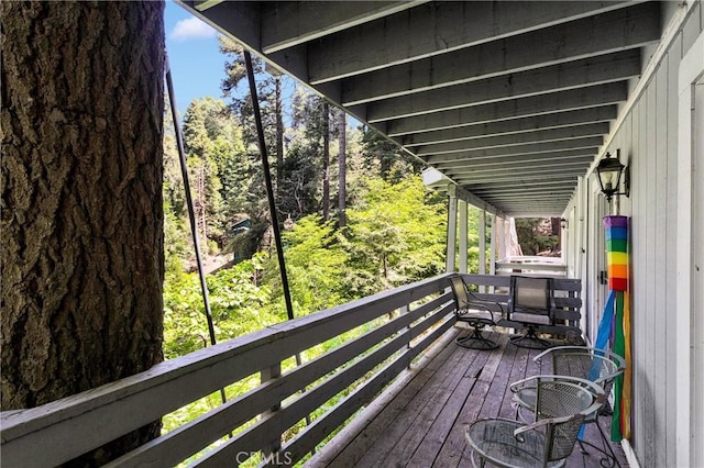 810 Oakmont Ln, Lake Arrowhead, CA 92352 - view of deck