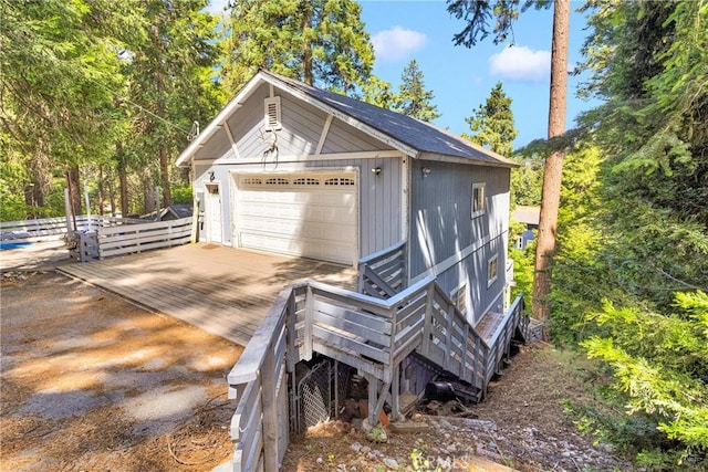 810 Oakmont Ln, Lake Arrowhead, CA 92352 - view of detached garage