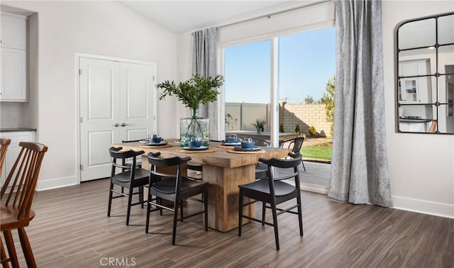 233 Carmelita Ln, Tehachapi, CA 93561 - dining room featuring dark wood-type flooring
