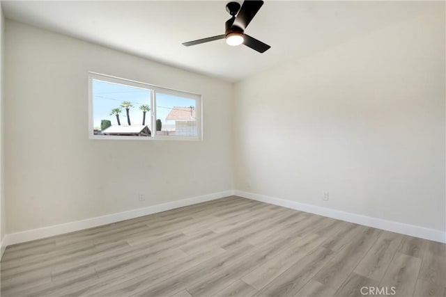 915 Bradish Ave, Glendora, CA 91740 - spare room with light wood-type flooring and ceiling fan