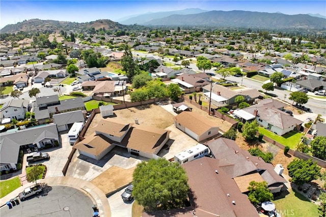 915 Bradish Ave, Glendora, CA 91740 - aerial perspective of suburban area with a mountainous background