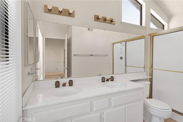 16205 Tokay St, Victorville, CA 92395 - full bathroom with double vanity and a stall shower
