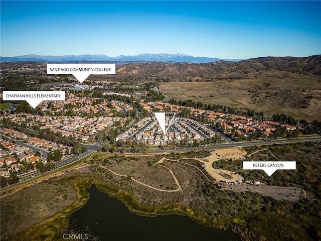 8507 E Heatherview Ln, Orange, CA 92869 - view of property location featuring a water and mountain view