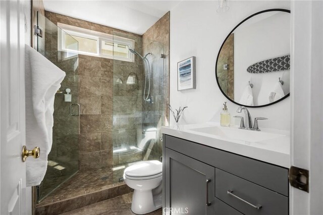 8507 E Heatherview Ln, Orange, CA 92869 - full bathroom featuring vanity and a stall shower