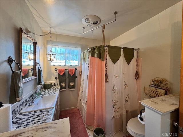 2064 E Campus Way, Hemet, CA 92544 - bathroom with vanity and toilet