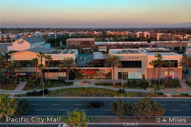 414 Main St Unit 430, Huntington Beach, CA 92648 - aerial view at dusk