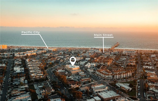 414 Main St Unit 430, Huntington Beach, CA 92648 - aerial view at dusk of a water view