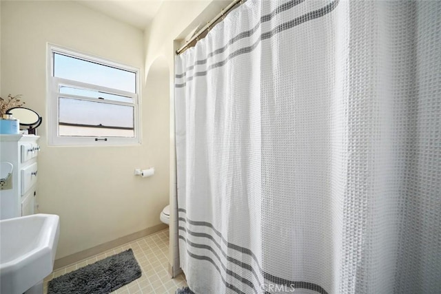 480 Pacific St, San Luis Obispo, CA 93401 - bathroom with a shower with curtain