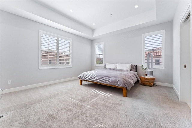 183 Plum Lily, Irvine, CA 92618 - bedroom with carpet, a raised ceiling, and recessed lighting