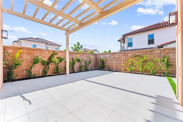 183 Plum Lily, Irvine, CA 92618 - fenced backyard with a patio area and a pergola