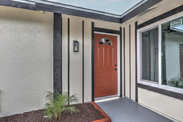 1320 Vinca Way, San Diego, CA 92113 - doorway to property featuring stucco siding