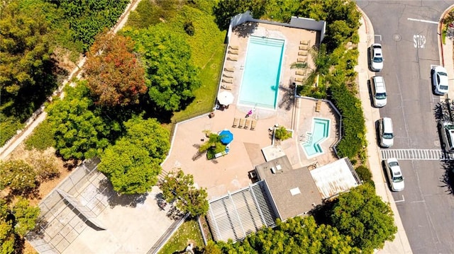 20004 Waverly Glen St Unit 46, Yorba Linda, CA 92886 - aerial view of a pool area