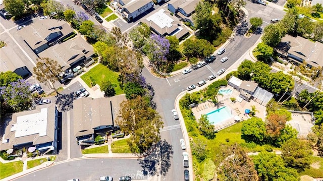 20004 Waverly Glen St Unit 46, Yorba Linda, CA 92886 - aerial view of residential area with a pool area