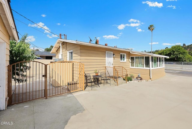 215 Bridewell St, Los Angeles, CA 90042 - back of house with a gate