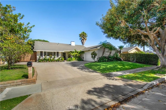 1212 Dover Dr, Newport Beach, CA 92660 - ranch-style house featuring concrete driveway and a garage