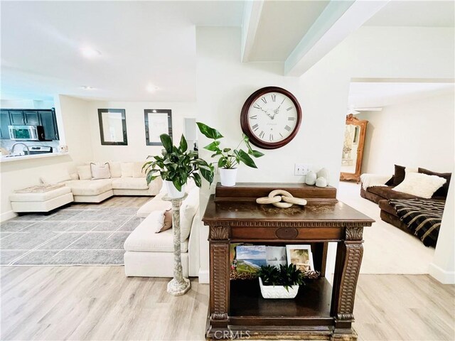1212 Dover Dr, Newport Beach, CA 92660 - living room with wood finished floors