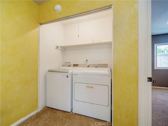 14947 Dickens St Unit 3, Sherman Oaks, CA 91403 - laundry room with independent washer and dryer and light carpet