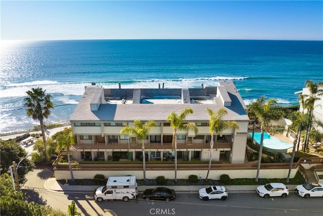 335 W I St, Encinitas, CA 92024 - view from above of property with waterfront with a beach