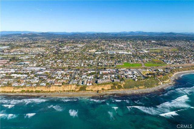 335 W I St, Encinitas, CA 92024 - bird's eye view of a water and mountain view