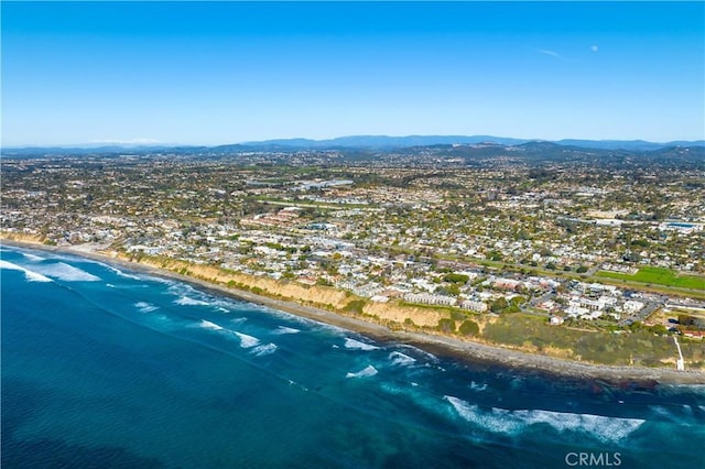 335 W I St, Encinitas, CA 92024 - bird's eye view of a water and mountain view