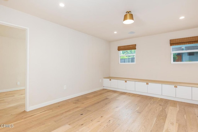 987 Bell St, Pasadena, CA 91104 - spare room featuring light wood finished floors and recessed lighting