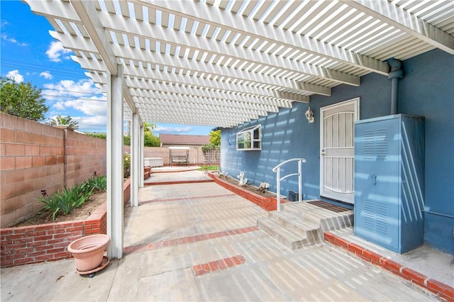 6116 Choctaw Dr, Westminster, CA 92683 - fenced backyard with a pergola and a patio area