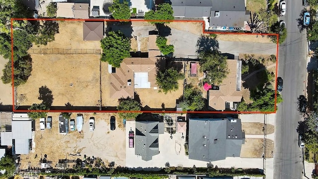 19147 Ingomar St, Reseda, CA 91335 - aerial view of property's location with property parcel outlined