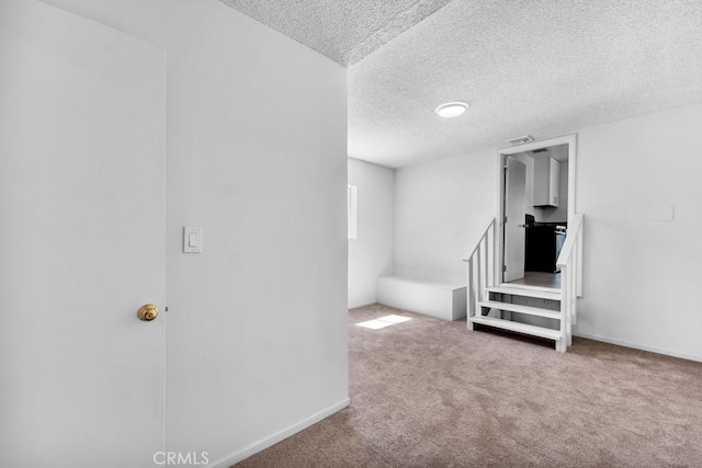 19147 Ingomar St, Reseda, CA 91335 - basement with a textured ceiling and carpet flooring