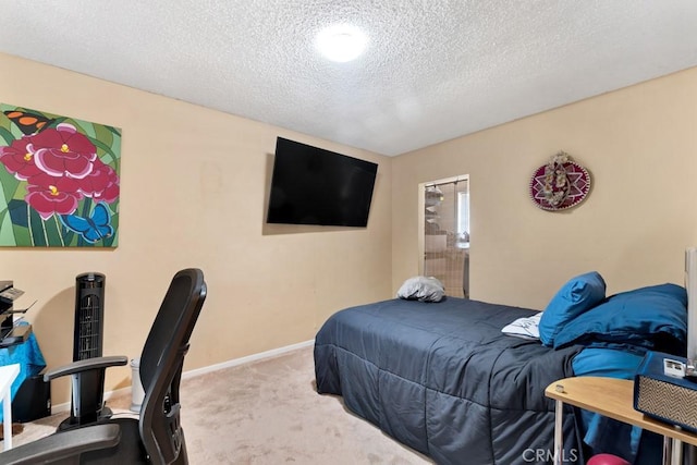 19147 Ingomar St, Reseda, CA 91335 - bedroom with carpet flooring and a textured ceiling