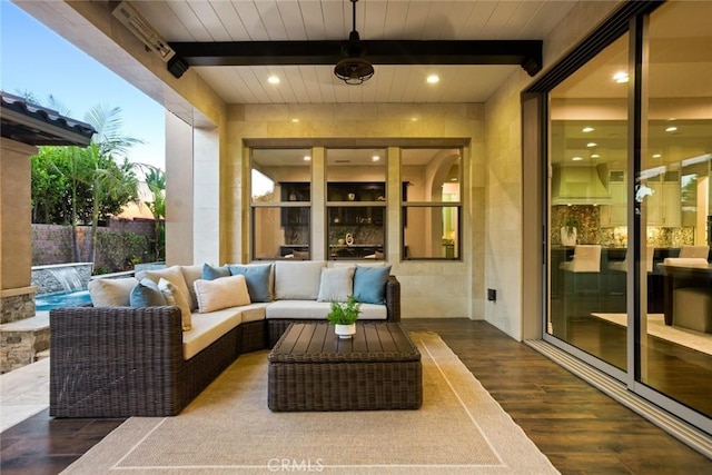 2282 E Rosecrans Ct, Brea, CA 92821 - view of patio / terrace with an outdoor living space