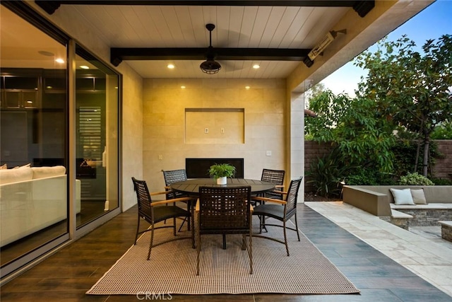 2282 E Rosecrans Ct, Brea, CA 92821 - view of patio / terrace featuring outdoor dining space
