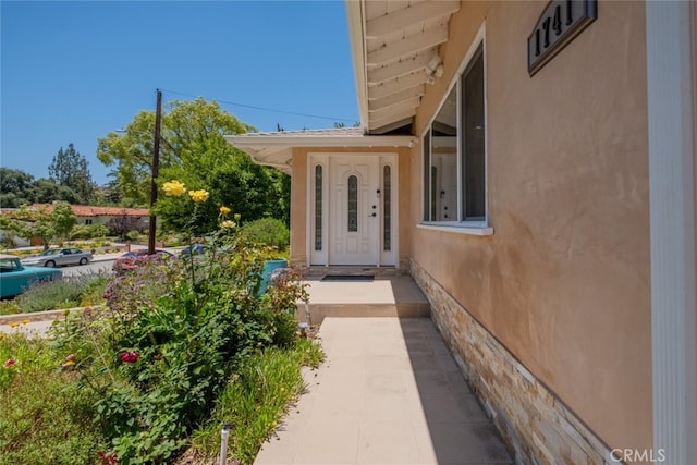 1741 Wabasso Way, Glendale, CA 91208 - property entrance featuring stucco siding