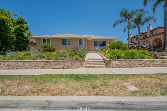 1741 Wabasso Way, Glendale, CA 91208 - view of front of house featuring stucco siding and a front yard