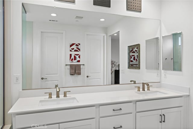 3372 Ivy Way, Rancho Mission Viejo, CA 92694 - bathroom featuring double vanity and recessed lighting