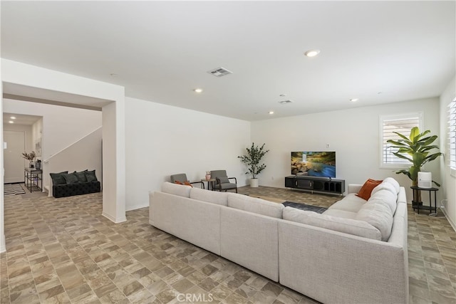 27240 Lost Palm St, Menifee, CA 92585 - living area with recessed lighting and stairs