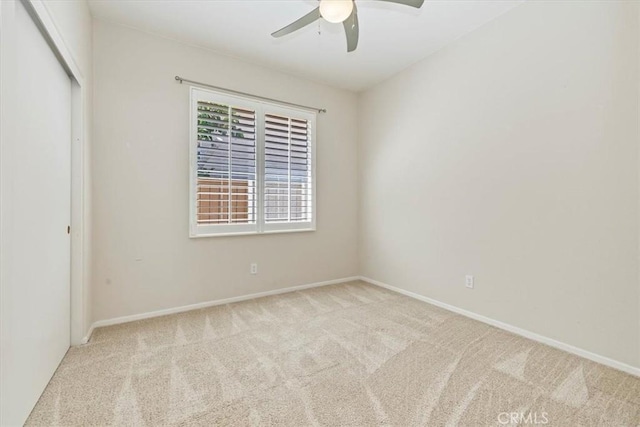31042 Bunker Dr, Temecula, CA 92591 - carpeted spare room featuring a ceiling fan and baseboards